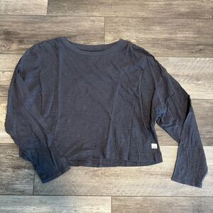 vuori oversized long sleeve tee XS azure blue